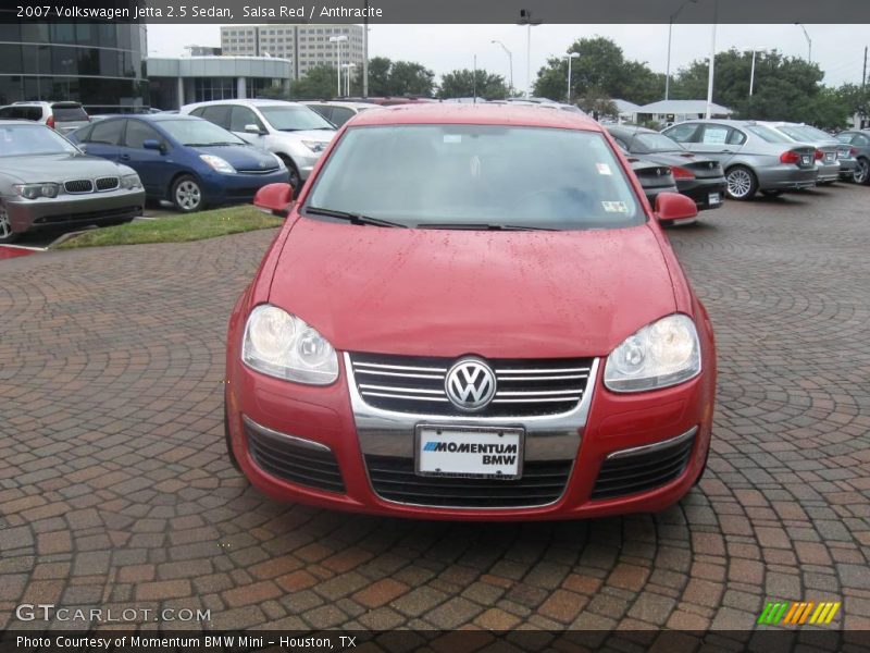 Salsa Red / Anthracite 2007 Volkswagen Jetta 2.5 Sedan