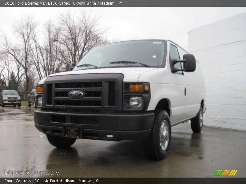 Oxford White / Medium Flint 2010 Ford E Series Van E150 Cargo