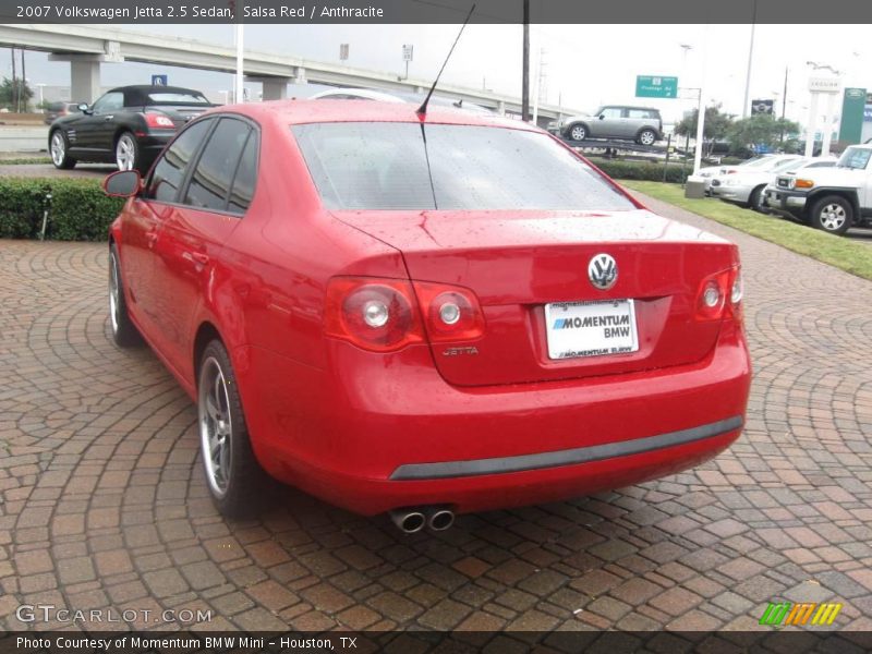 Salsa Red / Anthracite 2007 Volkswagen Jetta 2.5 Sedan