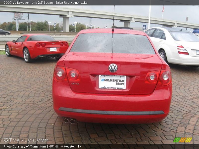 Salsa Red / Anthracite 2007 Volkswagen Jetta 2.5 Sedan