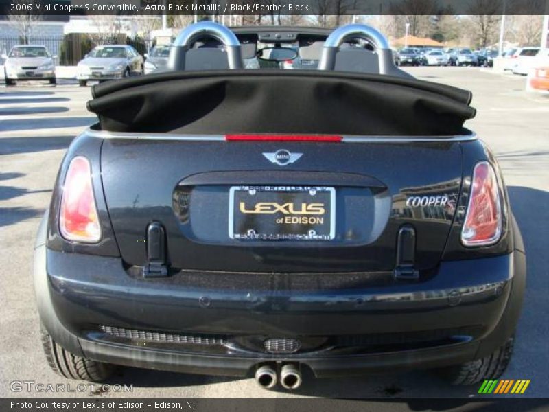 Astro Black Metallic / Black/Panther Black 2006 Mini Cooper S Convertible
