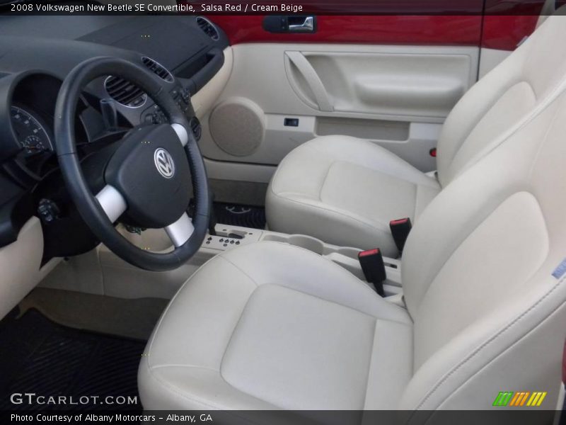 Salsa Red / Cream Beige 2008 Volkswagen New Beetle SE Convertible