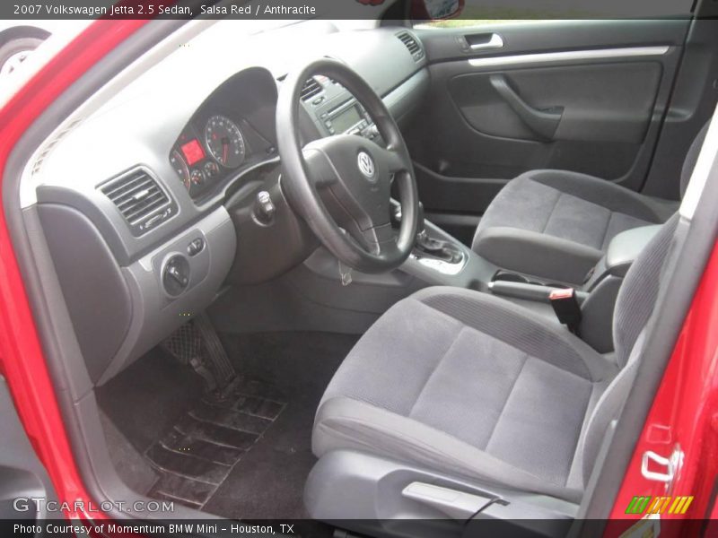 Salsa Red / Anthracite 2007 Volkswagen Jetta 2.5 Sedan
