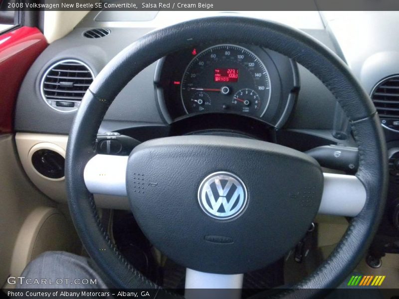 Salsa Red / Cream Beige 2008 Volkswagen New Beetle SE Convertible