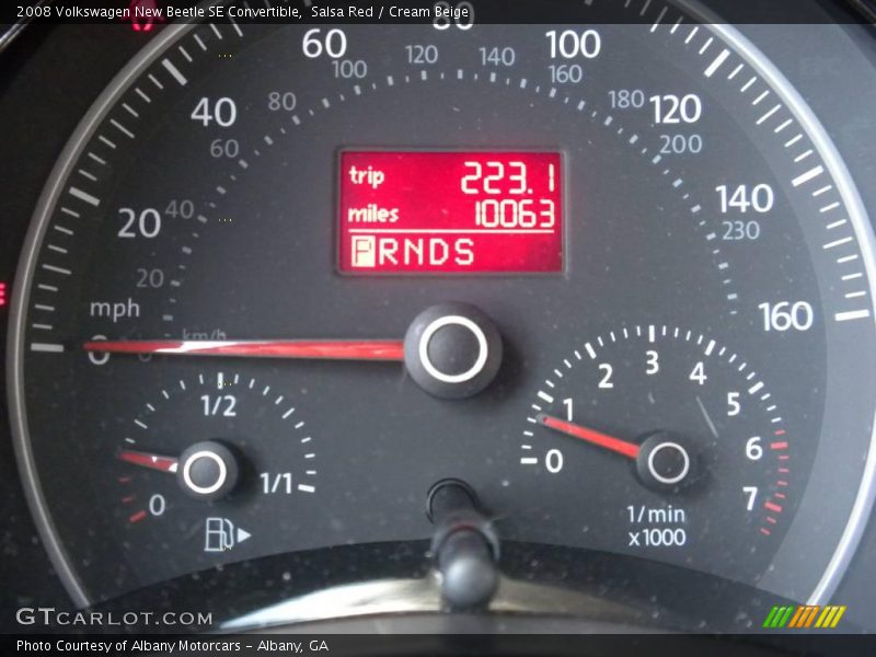 Salsa Red / Cream Beige 2008 Volkswagen New Beetle SE Convertible