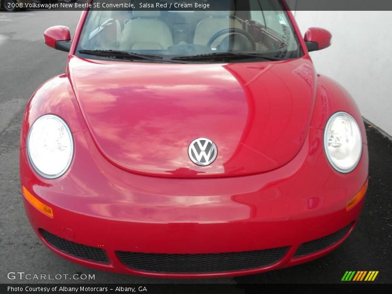 Salsa Red / Cream Beige 2008 Volkswagen New Beetle SE Convertible