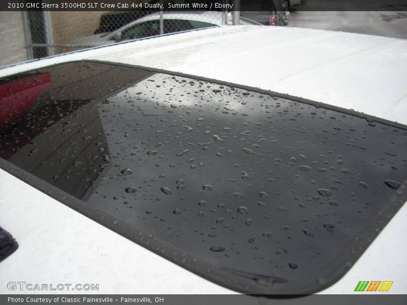 Summit White / Ebony 2010 GMC Sierra 3500HD SLT Crew Cab 4x4 Dually