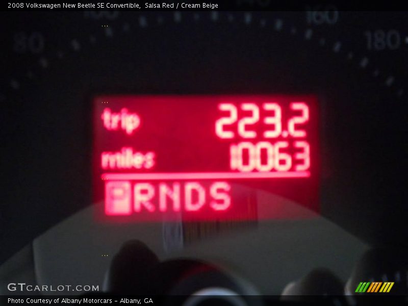 Salsa Red / Cream Beige 2008 Volkswagen New Beetle SE Convertible