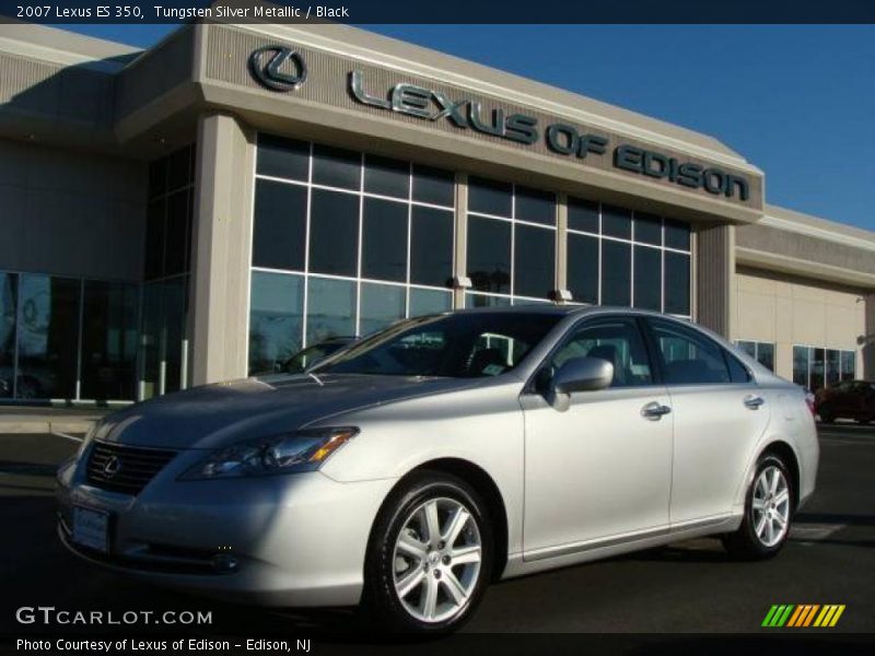 Tungsten Silver Metallic / Black 2007 Lexus ES 350