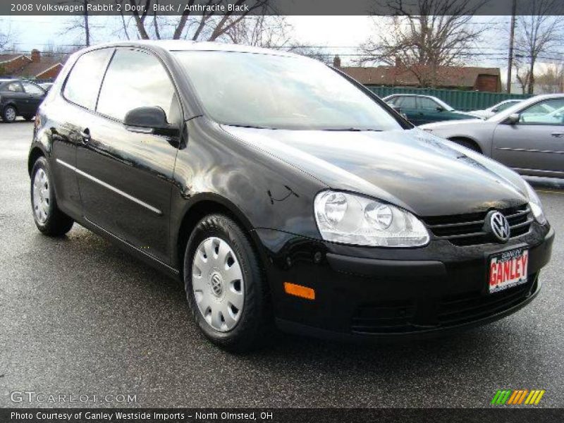 Black / Anthracite Black 2008 Volkswagen Rabbit 2 Door