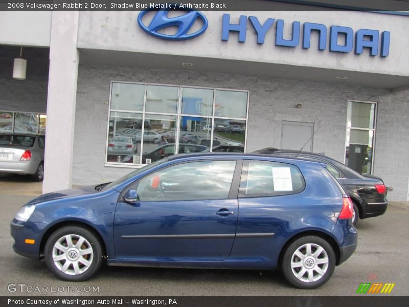 Shadow Blue Metallic / Anthracite Black 2008 Volkswagen Rabbit 2 Door