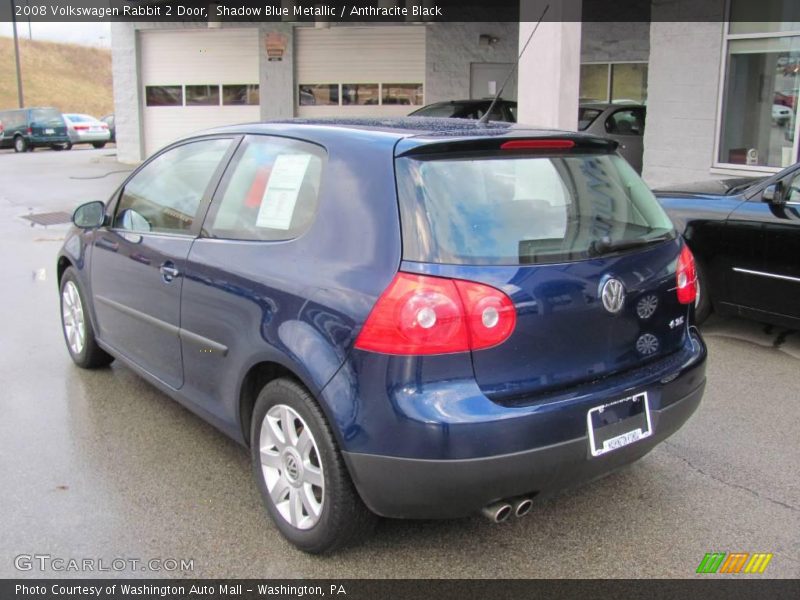 Shadow Blue Metallic / Anthracite Black 2008 Volkswagen Rabbit 2 Door