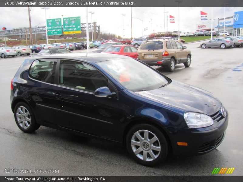 Shadow Blue Metallic / Anthracite Black 2008 Volkswagen Rabbit 2 Door