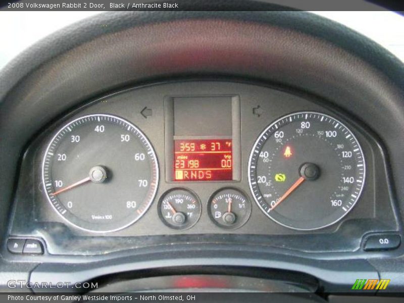 Black / Anthracite Black 2008 Volkswagen Rabbit 2 Door