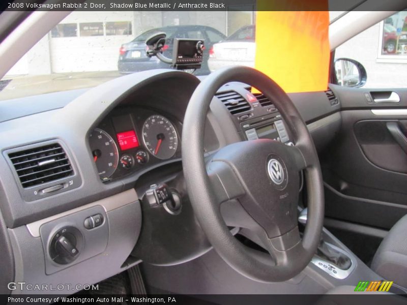 Shadow Blue Metallic / Anthracite Black 2008 Volkswagen Rabbit 2 Door