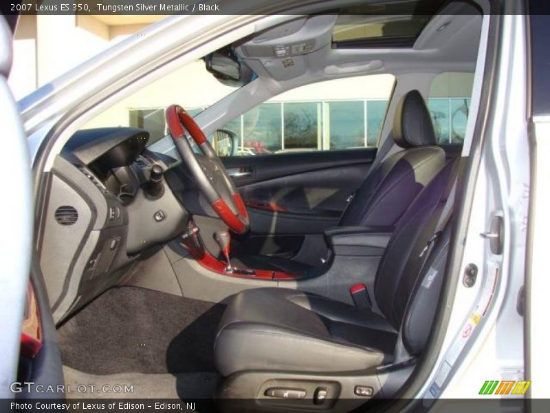 Tungsten Silver Metallic / Black 2007 Lexus ES 350