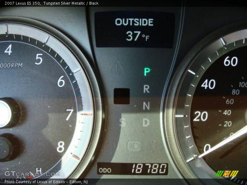 Tungsten Silver Metallic / Black 2007 Lexus ES 350