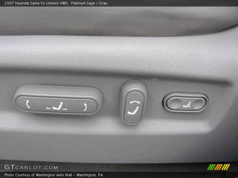 Platinum Sage / Gray 2007 Hyundai Santa Fe Limited 4WD