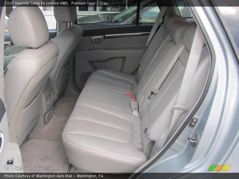 Platinum Sage / Gray 2007 Hyundai Santa Fe Limited 4WD