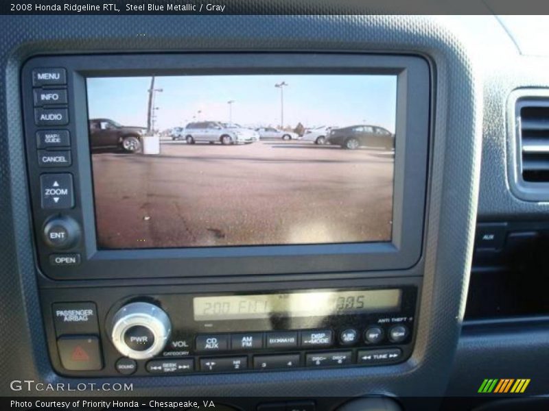 Steel Blue Metallic / Gray 2008 Honda Ridgeline RTL