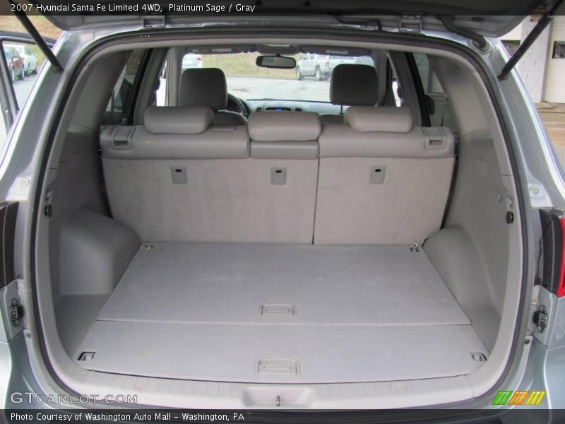 Platinum Sage / Gray 2007 Hyundai Santa Fe Limited 4WD