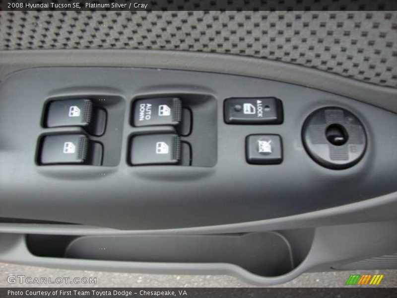 Platinum Silver / Gray 2008 Hyundai Tucson SE
