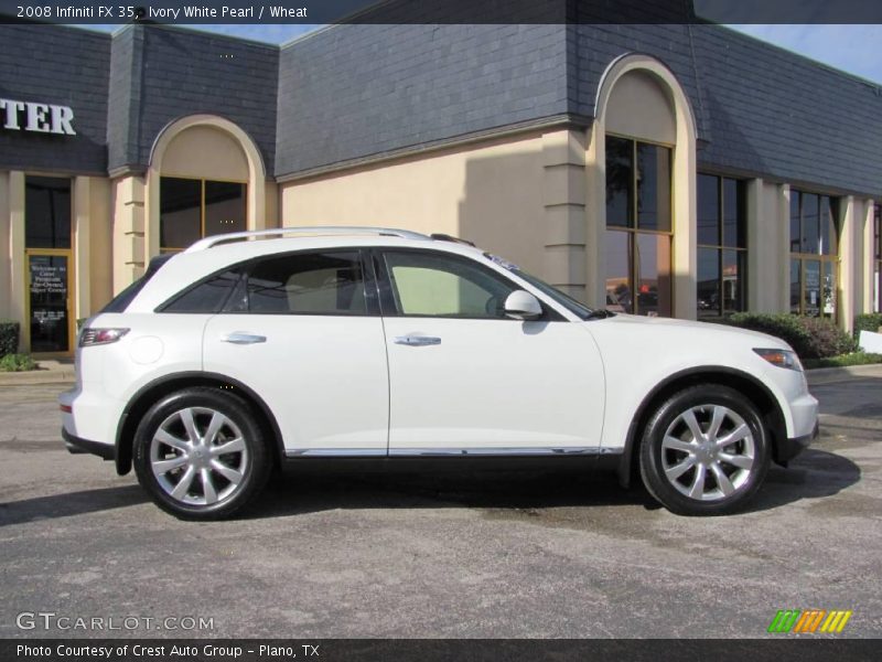 Ivory White Pearl / Wheat 2008 Infiniti FX 35