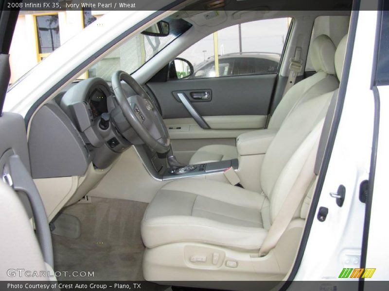 Ivory White Pearl / Wheat 2008 Infiniti FX 35