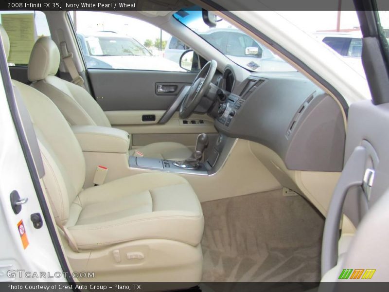 Ivory White Pearl / Wheat 2008 Infiniti FX 35