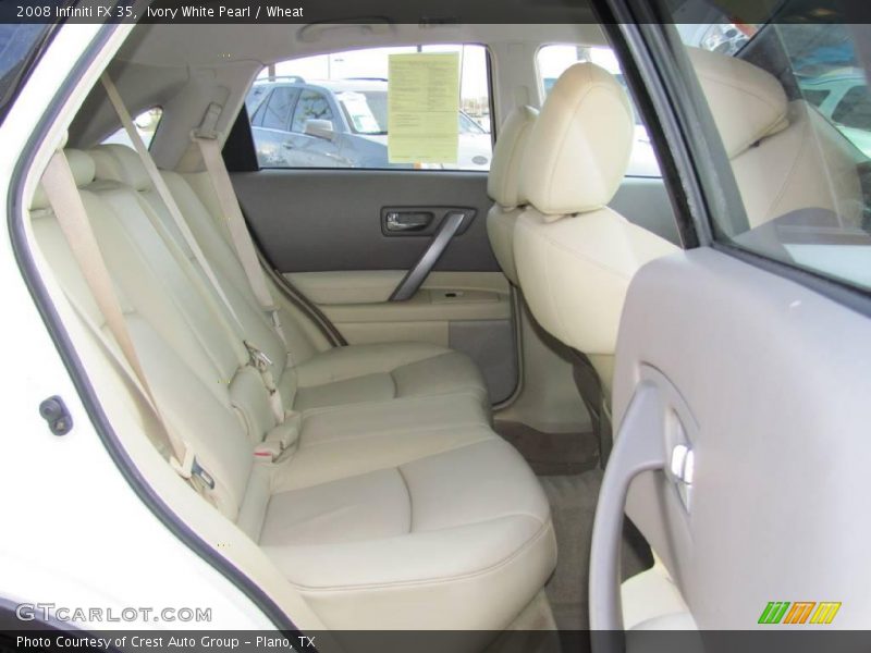Ivory White Pearl / Wheat 2008 Infiniti FX 35