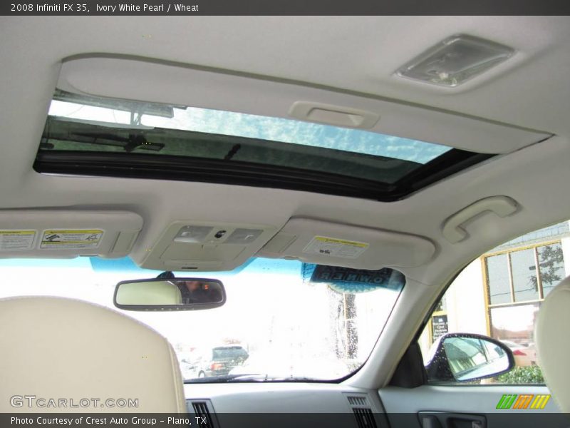 Ivory White Pearl / Wheat 2008 Infiniti FX 35