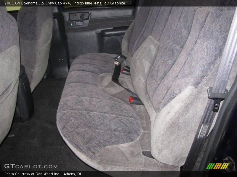 Indigo Blue Metallic / Graphite 2001 GMC Sonoma SLS Crew Cab 4x4