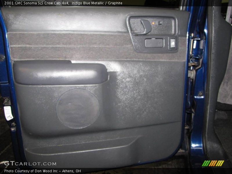 Indigo Blue Metallic / Graphite 2001 GMC Sonoma SLS Crew Cab 4x4