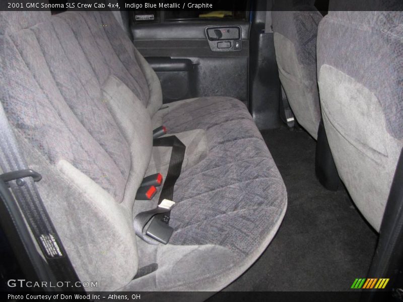 Indigo Blue Metallic / Graphite 2001 GMC Sonoma SLS Crew Cab 4x4