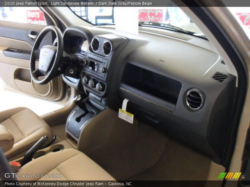 Light Sandstone Metallic / Dark Slate Gray/Pebble Beige 2010 Jeep Patriot Sport