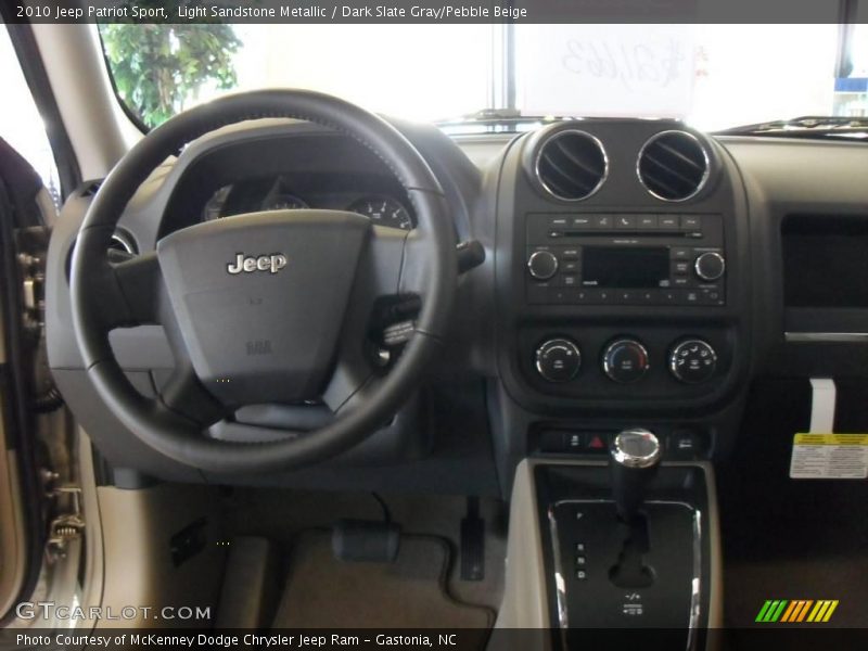 Light Sandstone Metallic / Dark Slate Gray/Pebble Beige 2010 Jeep Patriot Sport