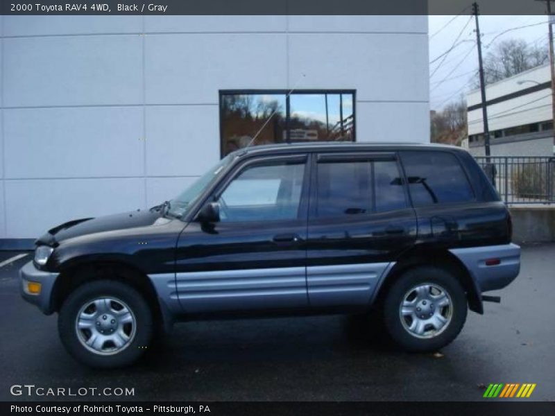 Black / Gray 2000 Toyota RAV4 4WD