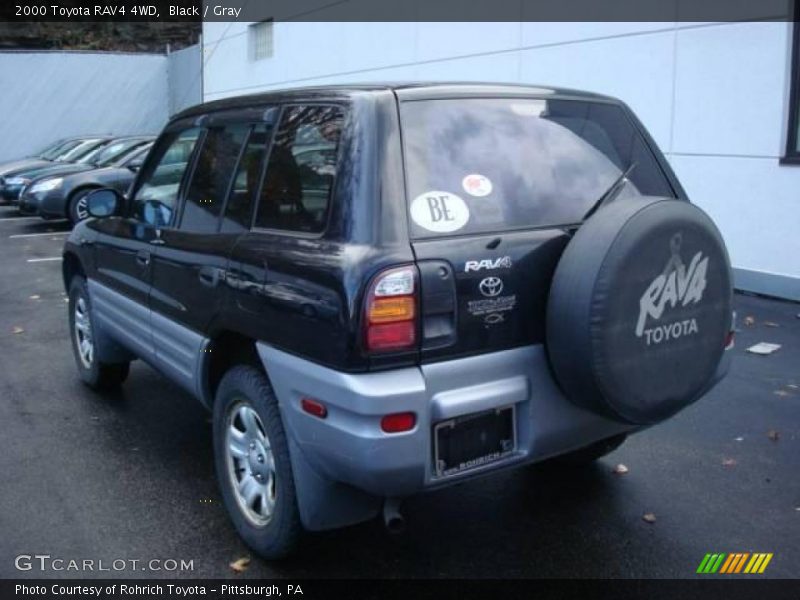 Black / Gray 2000 Toyota RAV4 4WD