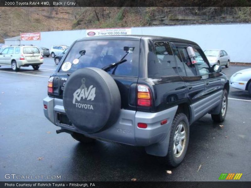 Black / Gray 2000 Toyota RAV4 4WD