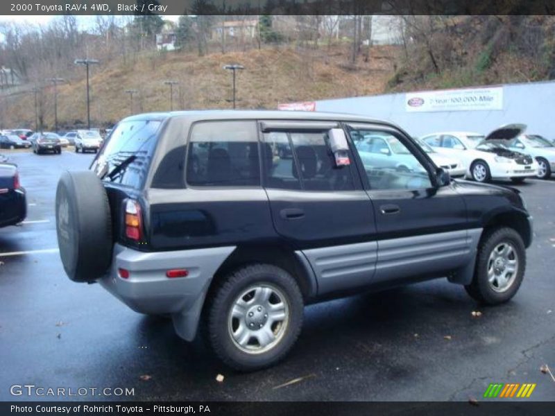 Black / Gray 2000 Toyota RAV4 4WD