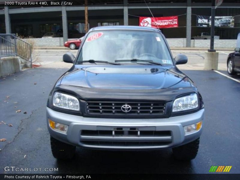 Black / Gray 2000 Toyota RAV4 4WD