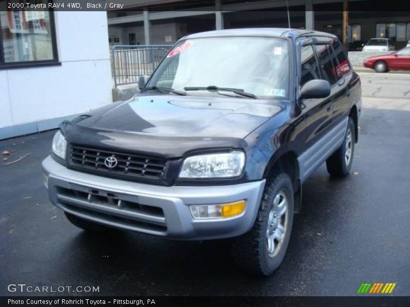 Black / Gray 2000 Toyota RAV4 4WD