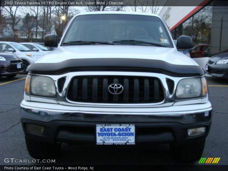 Super White / Charcoal 2002 Toyota Tacoma V6 TRD Double Cab 4x4