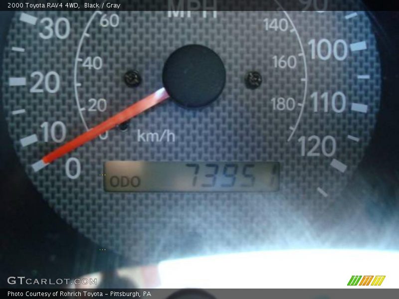 Black / Gray 2000 Toyota RAV4 4WD