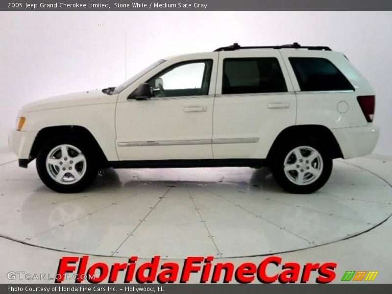 Stone White / Medium Slate Gray 2005 Jeep Grand Cherokee Limited