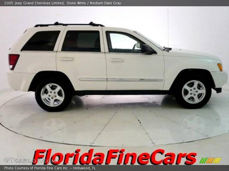 Stone White / Medium Slate Gray 2005 Jeep Grand Cherokee Limited
