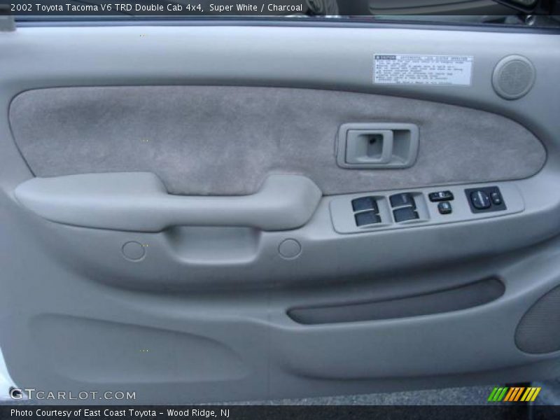 Super White / Charcoal 2002 Toyota Tacoma V6 TRD Double Cab 4x4