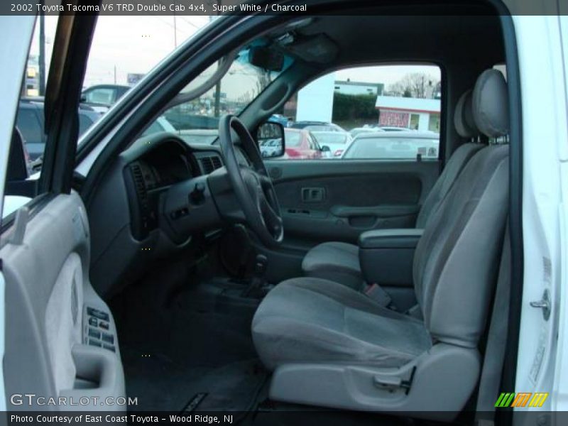 Super White / Charcoal 2002 Toyota Tacoma V6 TRD Double Cab 4x4
