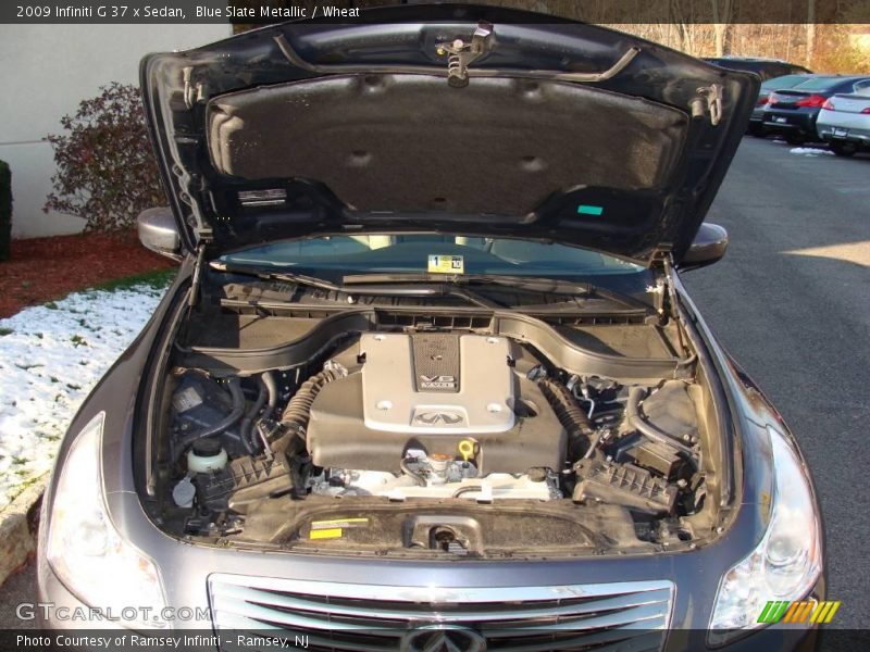 Blue Slate Metallic / Wheat 2009 Infiniti G 37 x Sedan