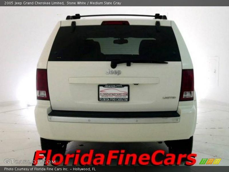 Stone White / Medium Slate Gray 2005 Jeep Grand Cherokee Limited
